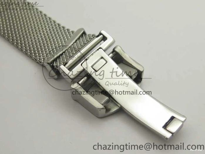 MIROTIME 0405 FastDry Portofino IW356501 SS V3 MK 1:1 Best Edition Black Dial On SS Mesh Bracelet MIYOTA 7195